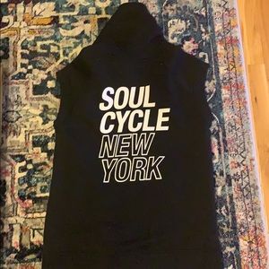 NWT SoulCycle New York x Nike muscle sweatshirt